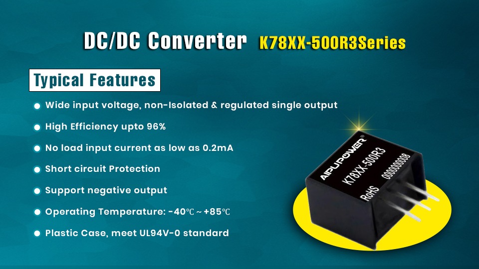 Introduction of our new product DC DC Converter Non isolated linear regulator 500mA With global pinout packages