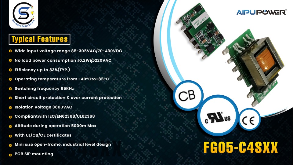 Experience the best Open Frame #ACDC Converter with Global adapted input voltage range
