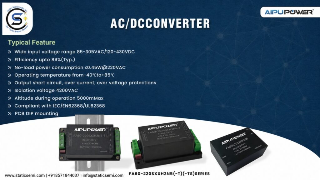 Introduction of our new ACDCConverter with globally accepted Input voltage range